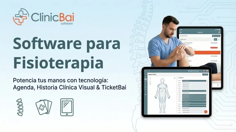 Software para fisioterapeutas con agenda online y facturación Verifactu y TicketBai - ClinicBai