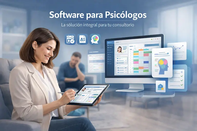 Software para psicólogos ClinicBai: gestión de historias clínicas cifradas, agenda confidencial y facturación VeriFactu.