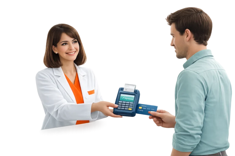 Cobro en consulta en clínica usando ClinicBai